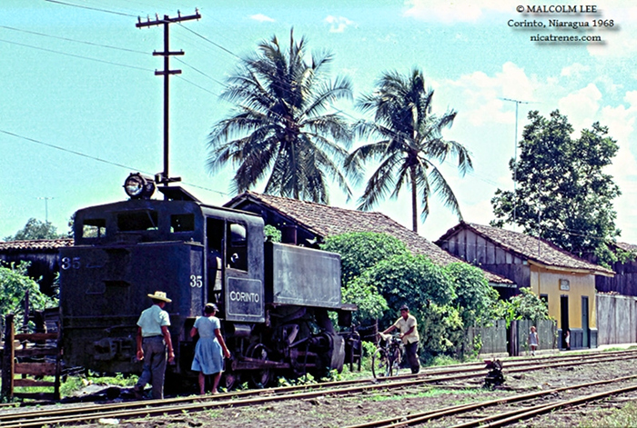 Locomotora No.35 Nicaragua Ferrocarril.year.1968.Malcom.Lee.700