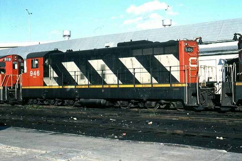 Nicaragua locomotive 907 in former canadian No.946 colors