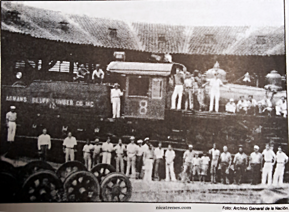 Locomotive Num. 11 sill showing Bragmans colors No.8