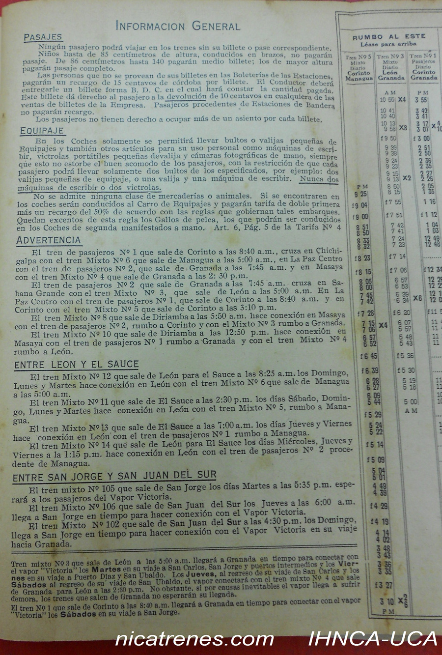itinerario de trenes 1936 pg2