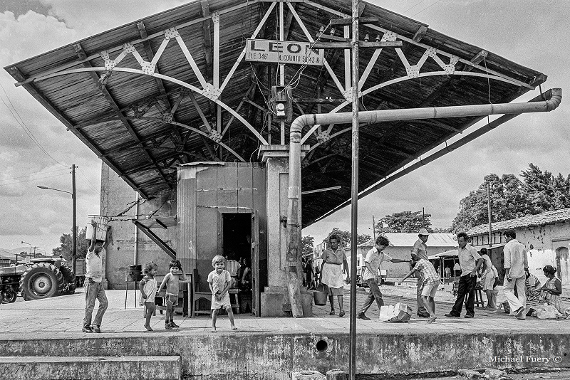 Leon Nicaragua railroad station by Michael Fluery