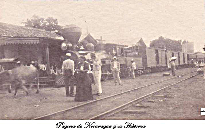 steam train in leon, Nicaragua Train station
