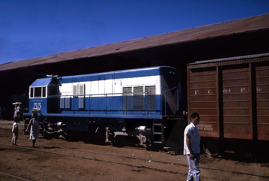NIcaragua locomotive No.55 1964 nicatrenes dot com