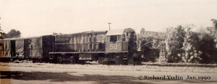 locomotive No.56. Nicaragua U10B Richard Yudin january 1990