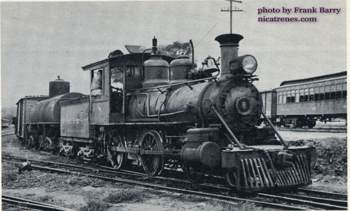 locomotive No.8 Nicaragua railroad Narrow Gauge