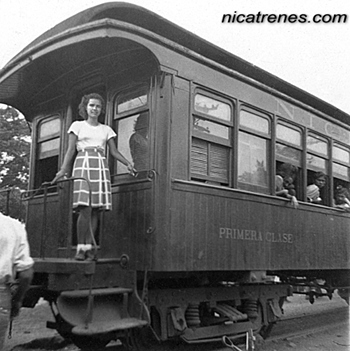 first class passenger car ferrocarril de Nicaragua
