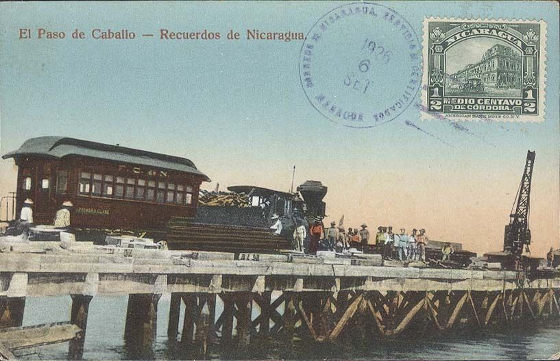 construction, passocaballo railroad bridge, Nicaragua